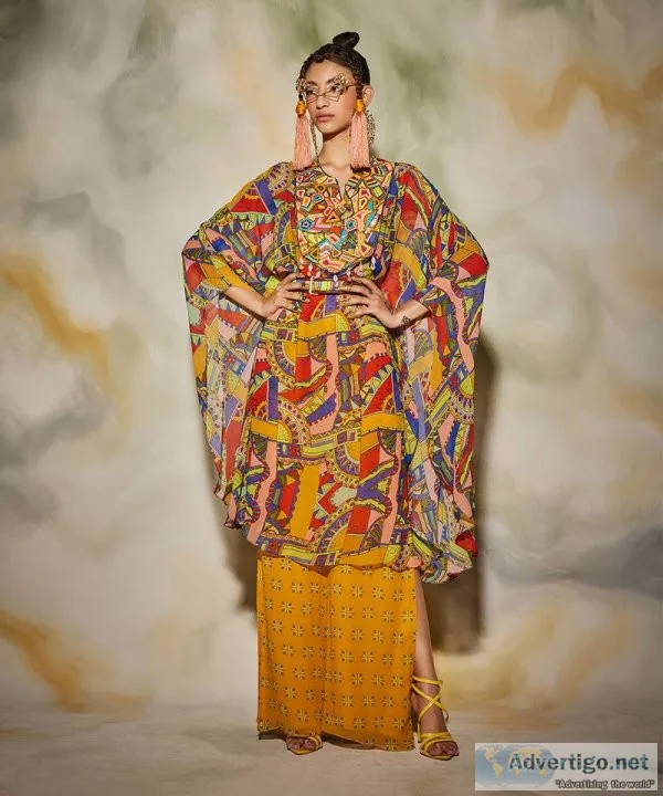 Explore latest kaftans collection for women at mirraw luxe