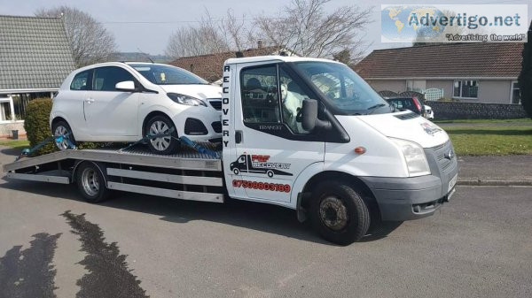 24/7 car breakdown recovery service in cardiff - p & f recovery