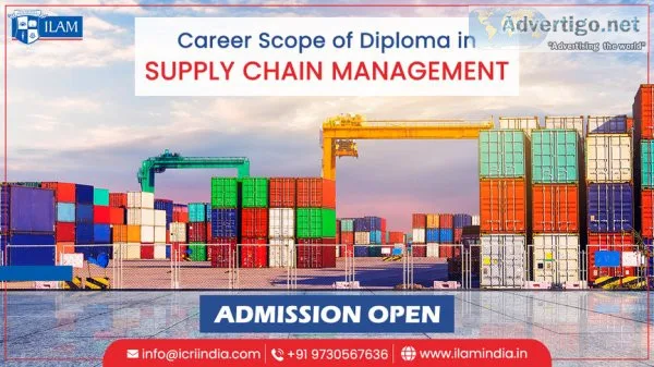 Career scope of diploma in supply chain management