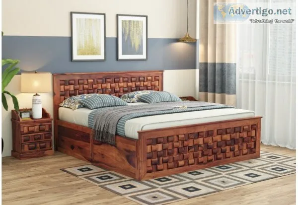 Buy queen size beds online in india from urbanwood furniture