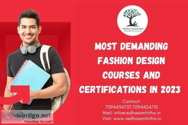 Most demanding fashion design courses and certifications in 2023
