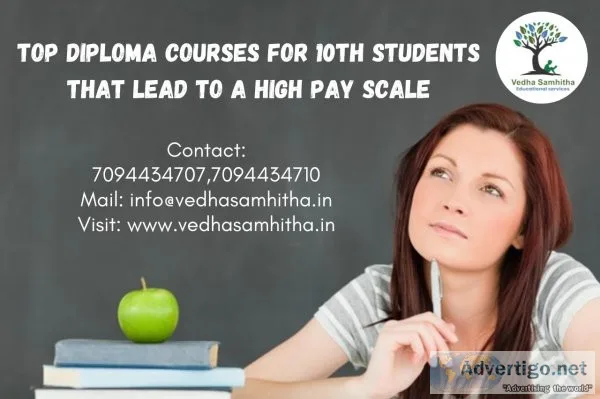 Top diploma courses for 10th students that lead to a high pay sc