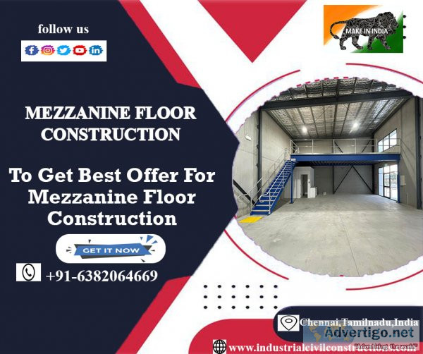 Mezzanine floor contractors in chennai