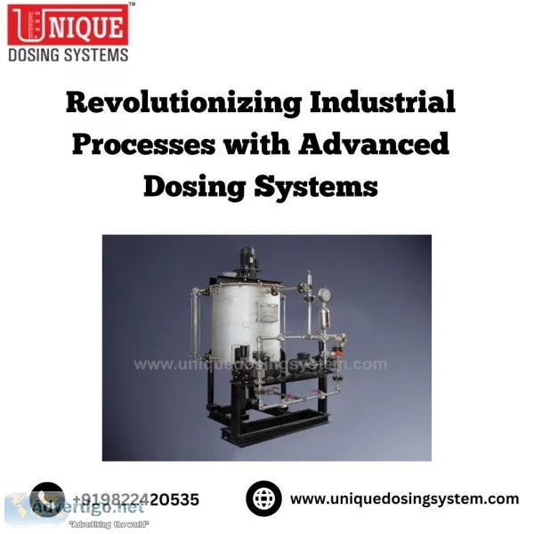Revolutionizing industrial processes with advanced dosing system