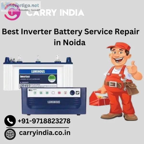Get best inverter battery service repair in noida | carry india