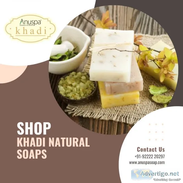 Shop khadi natural soaps | anuspa khadi | anuved