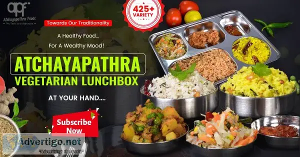 Taste daily one healthy meals - atchayapathra foods traditional 
