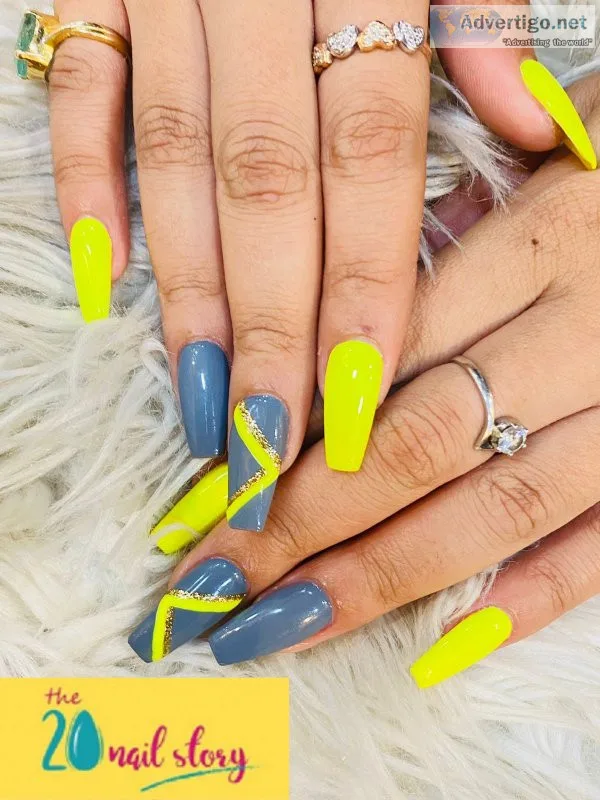 Elevate your look with our glamorous nail extension in kolkata