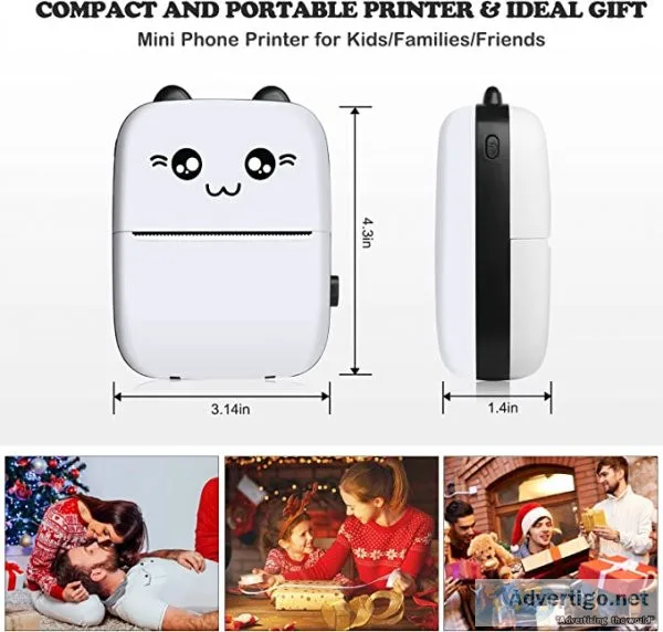 Kitty mini thermal portable printer bluetooth & wireless android
