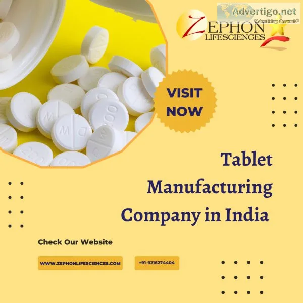 Tablet manufacturing company in india | zephon lifesciences