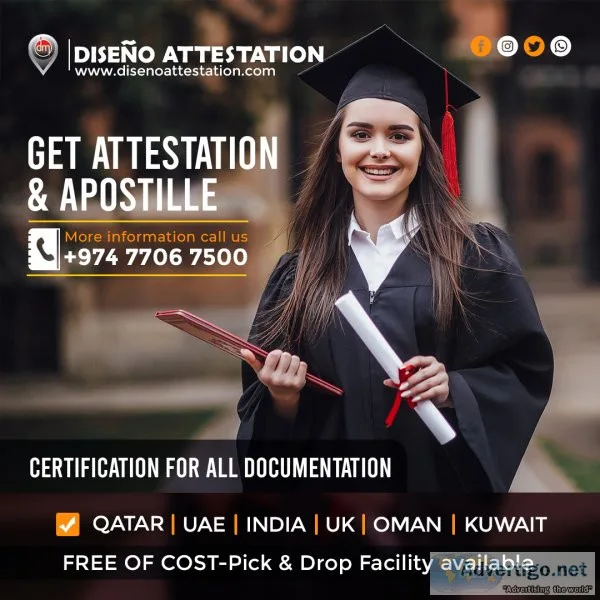 Diseno attestation is the top salary certificate attestation pro