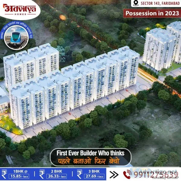 Advitya homes in faridabad - 1/2/3/4 bhk