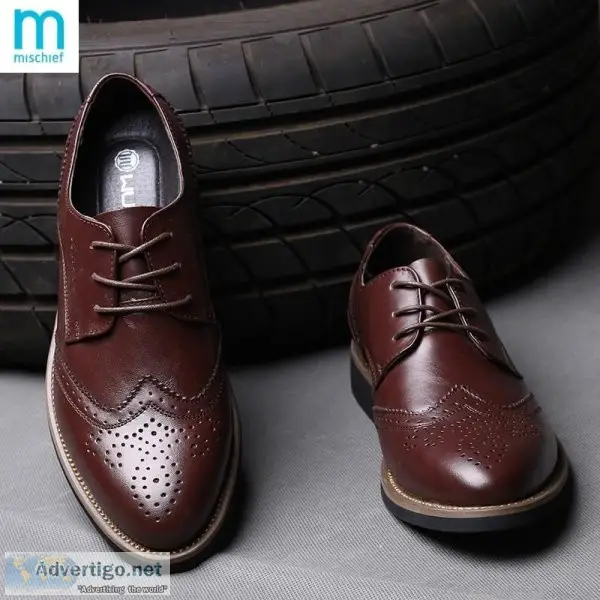 A pair of classy dress shoes for men