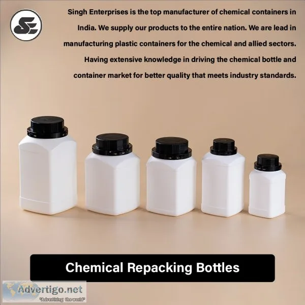 Chemical repacking bottles | singh enterprises
