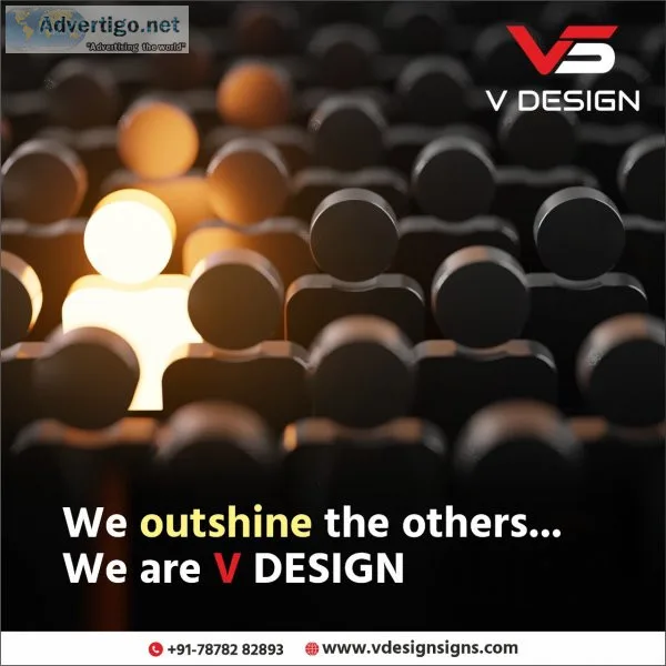 Sign board manufacturer, led sign board | v design sign