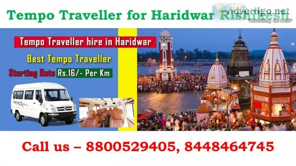 Luxury tempo traveller on rent