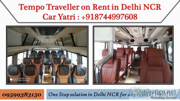Best tempo traveller on hire in delhi