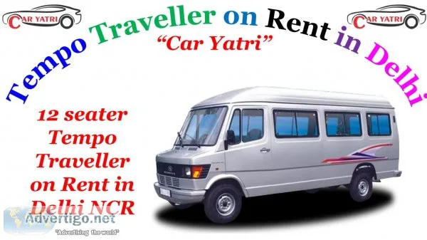 Tempo traveller on rent