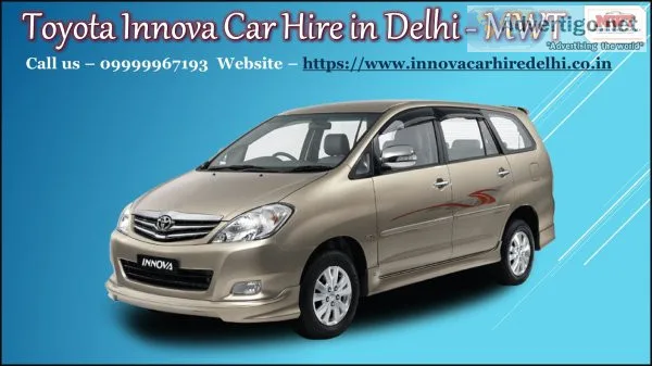 7 seater toyota innova in delhi with driver