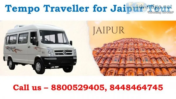 Luxury tempo traveller on rent