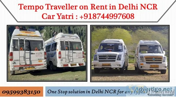 Best tempo traveller on hire in delhi