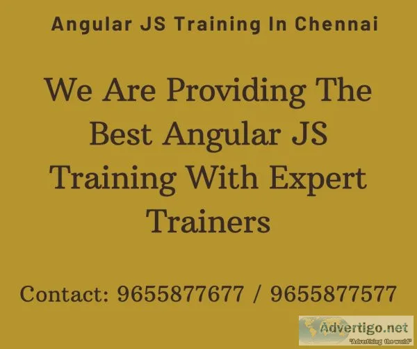 Angular js training in chennai
