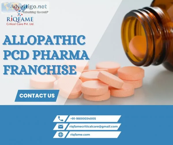 Allopathic pcd pharma franchise | riqfame critical care
