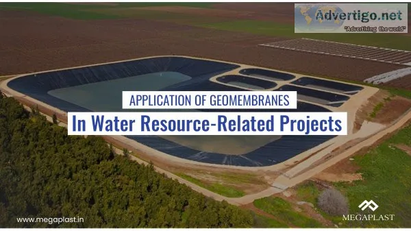 Application of geomembranes in water resource-related projects