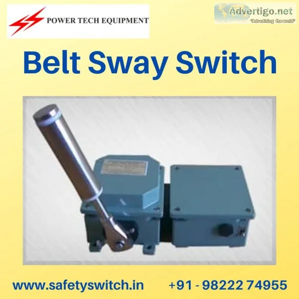 Keep your conveyor belt in check with our belt sway switch