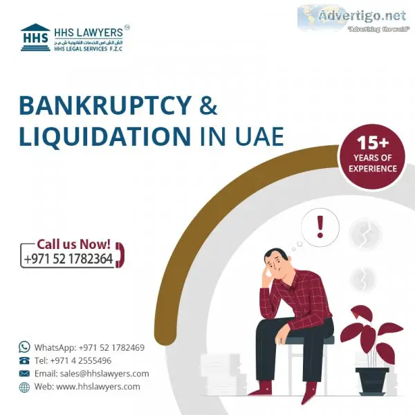 Bankruptcy, insolvency, liquidation ? call us +971 52 1782364