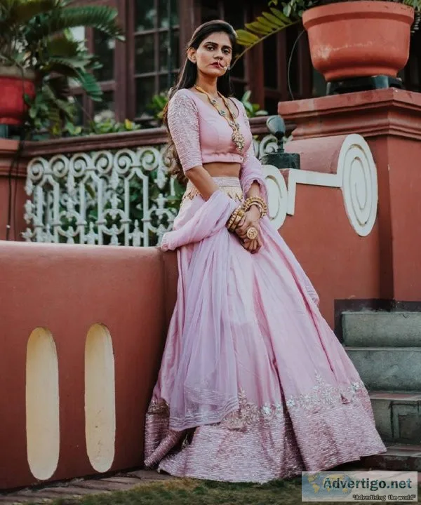 Discover the best designer lehenga and saree by pleats label at 