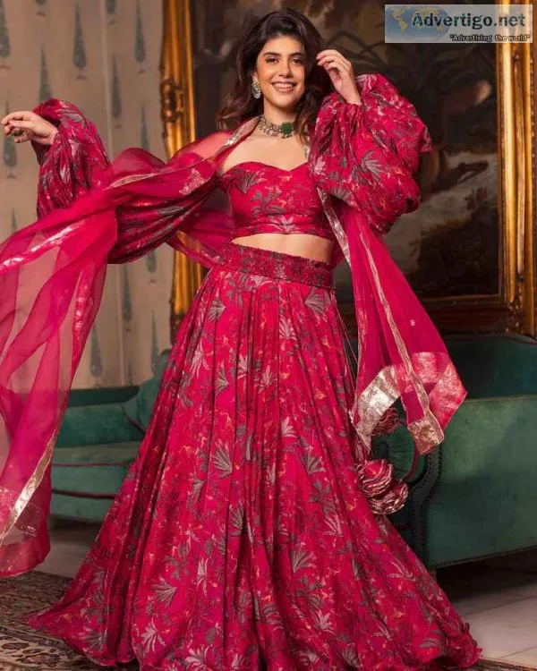 Buy celebrity approved collection of umbrella lehengas online