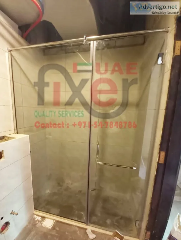 Swing shower enclosure