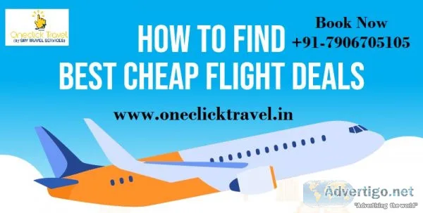 Best flight tickets mumbai by one click travel company