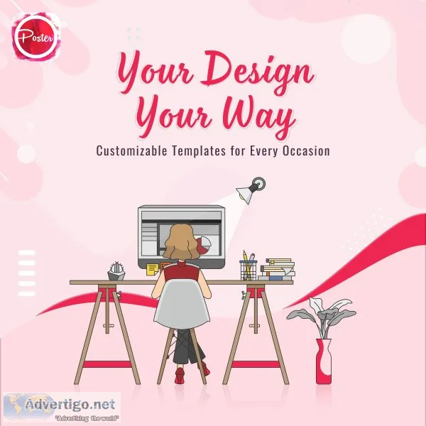 Create eye-catching posters with poster app lab