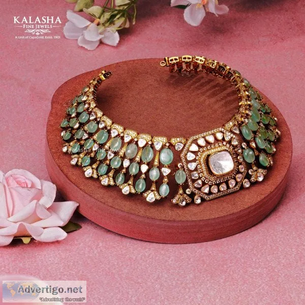 Polki and jadau jewellery collection by kalasha fine jewels hyde