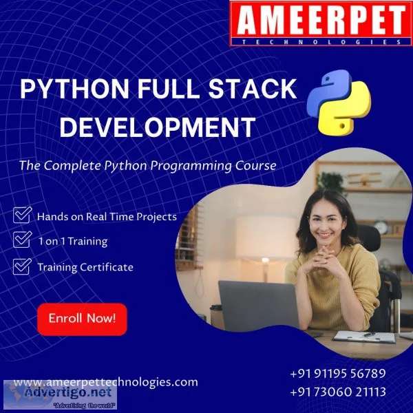 Python full stack training in hyderabad