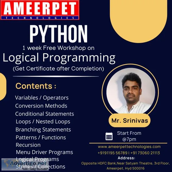 Python full stack training in hyderabad