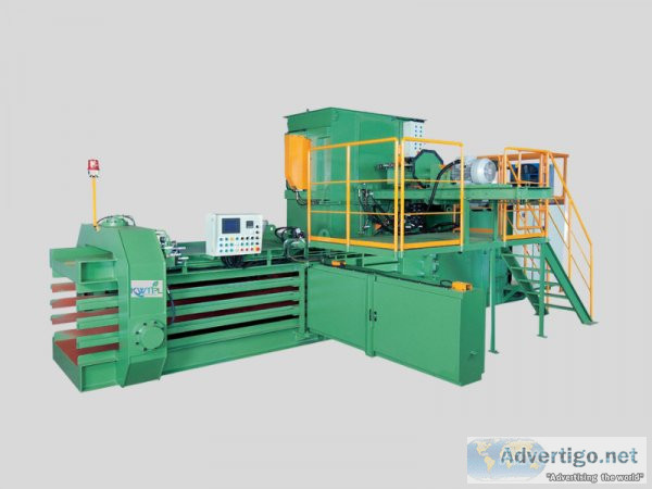 Automatic baling press machine
