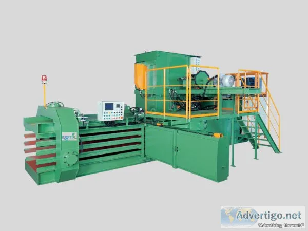 Automatic baling press machine