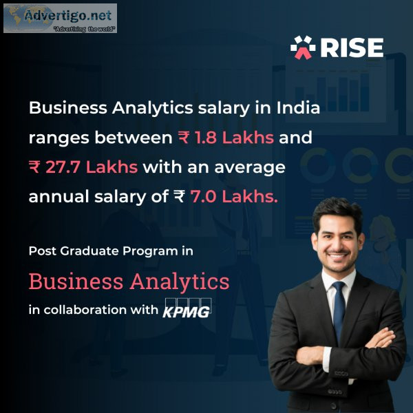 Pgp in business analytics in collaboration with kpmg in india