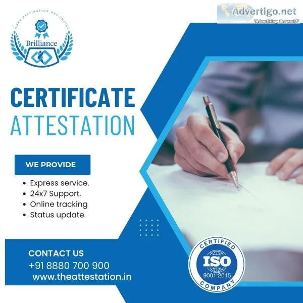 Get your marriage certificate attestation