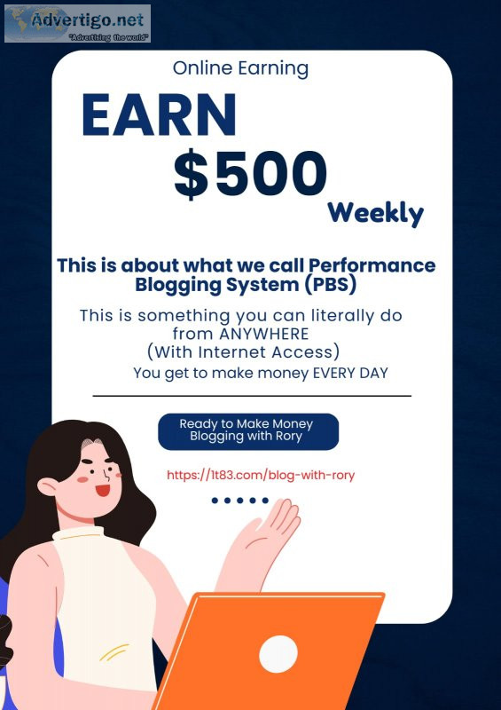 Earn an extra income of $500 weekly by pbs