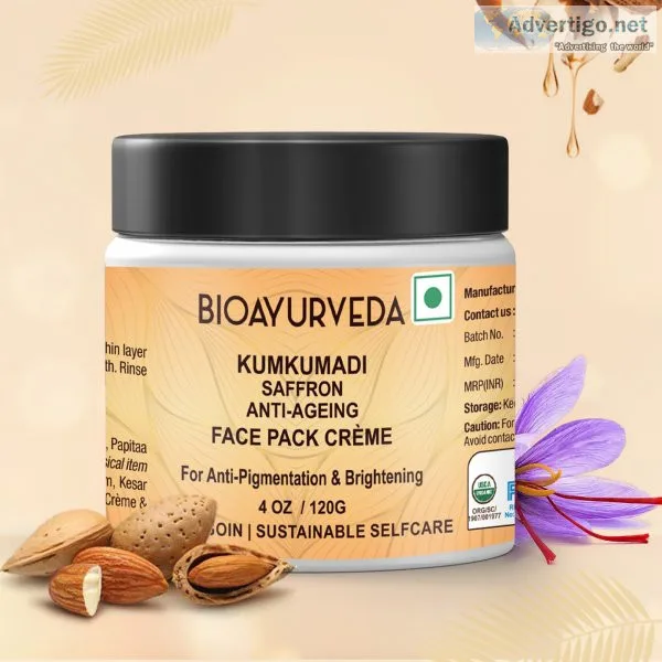 Reveal radiant skin with kumkumadi face cream: your secret to ag