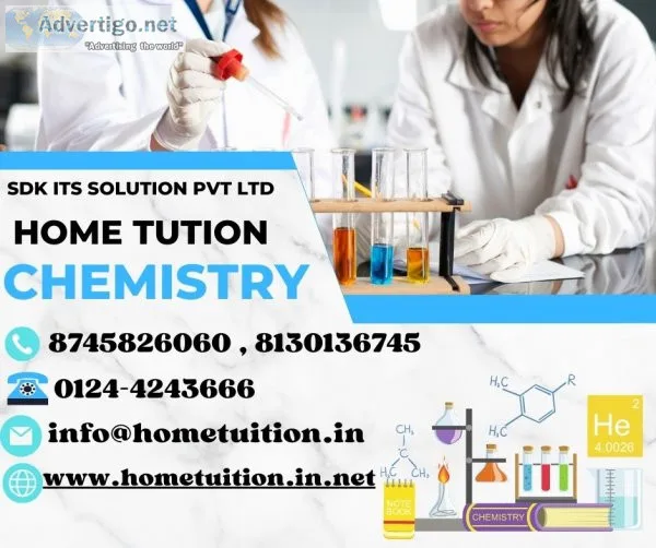Best chemistry home tuition in gurugram