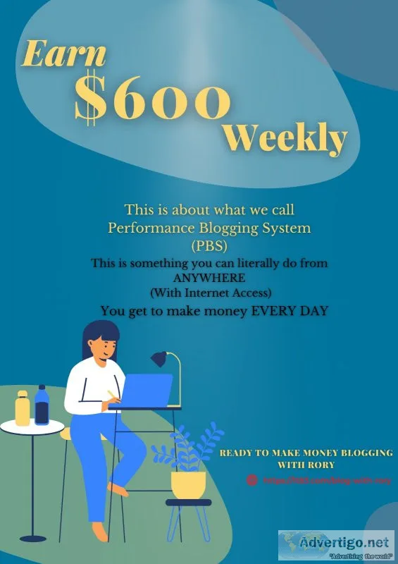 Make upto $600 weekly by link post blogging 