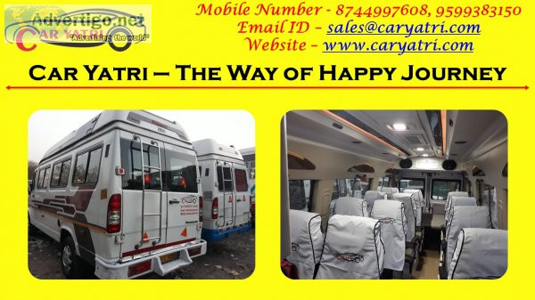 Luxury tempo traveller hire in delhi
