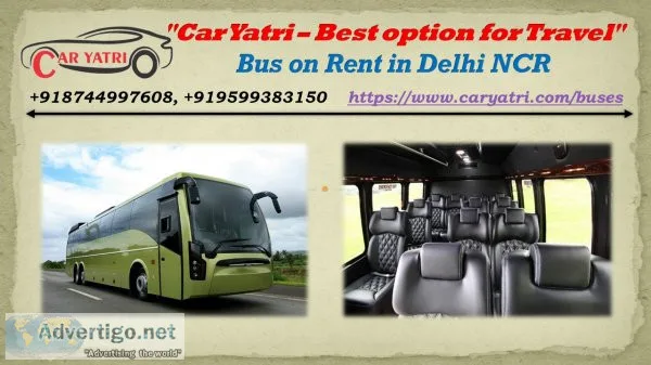 Volvo bus hire in delhi