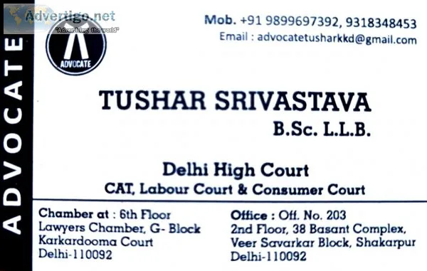 Best law firm in delhi l tushar srivastava & associates