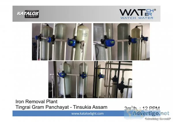 Iron removal water treatment plant